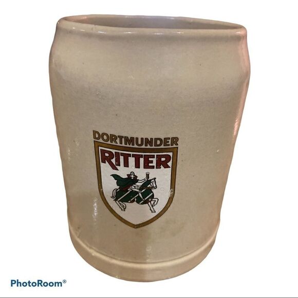Vintage Dortmunder Ritter Stoneware Beer Mug - Picture 1 of 9